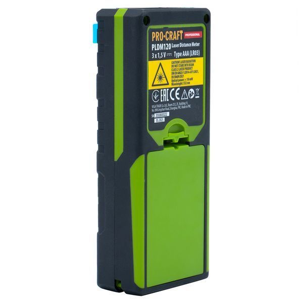 Лазерний далекомір Procraft PLDM120 PR-000120 фото
