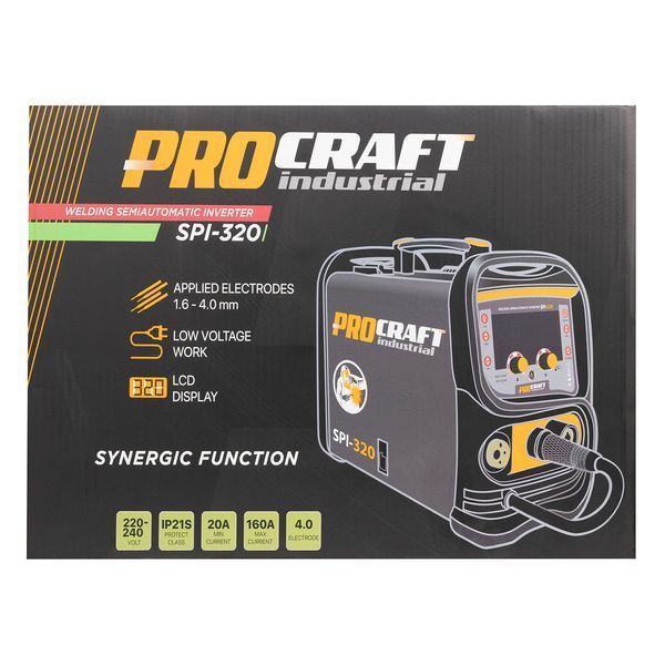 Инверторный сварочный полуавтомат Procraft industrial SPI320 2026 PR-073205 фото