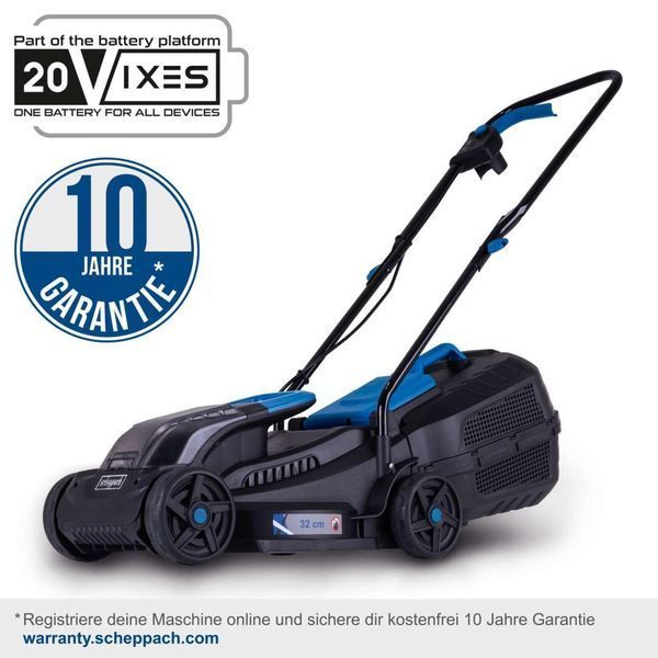 Газонокосилка аккумуляторная Scheppach BC-MP320-X Set L 5911413403 фото