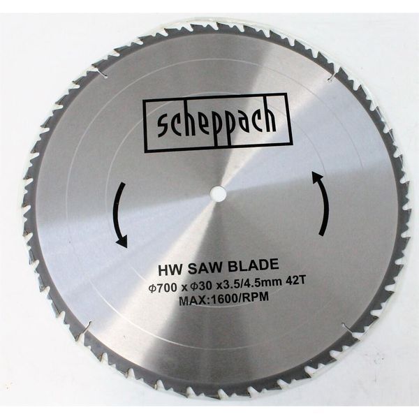 Пиляльний диск Scheppach HW &Oslash; 700 x 30 x 4,5 x 3,2 мм / Z 42 13108001 фото