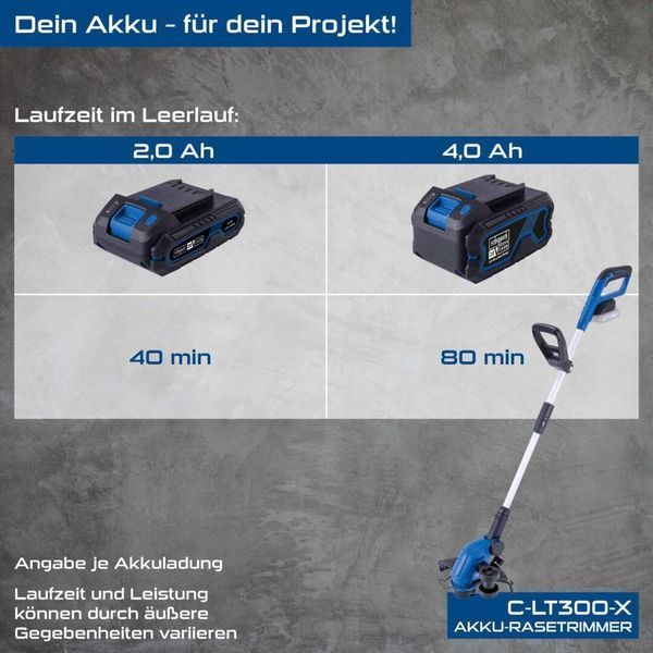 Триммер аккумуляторный Scheppach C-LT300-X SET S 5910904400 фото