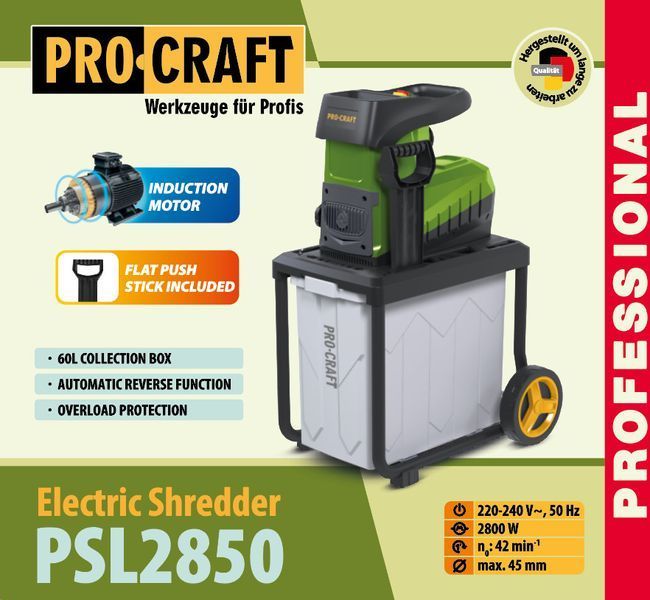 Подрібнювач гілок Procraft PSL2850 PR-902850 фото
