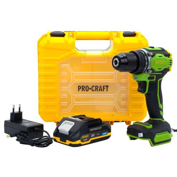 Шуруповерт Procraft PA18Pro (з 1 АКБ 2Аг) PR-001816 фото