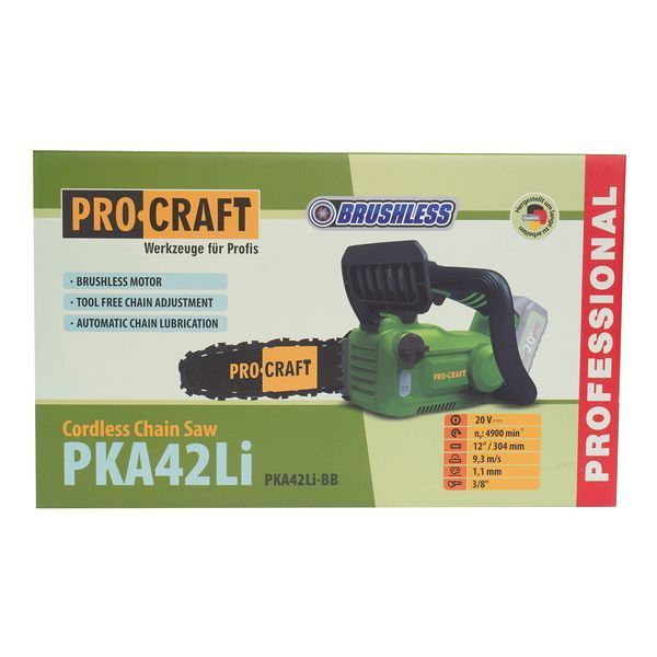 Аккумуляторная цепная пила Procraft PKA42Li (без АКБ и ЗУ) PR-030421 фото