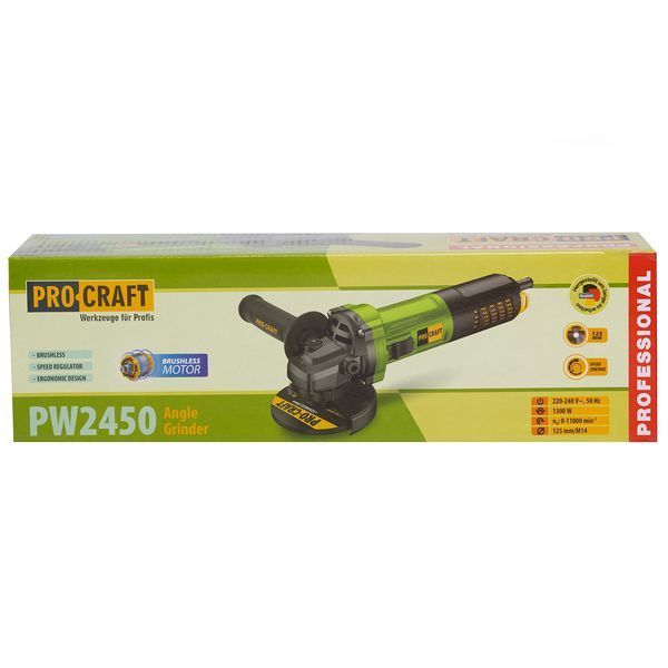 Кутошліфувальна машина безщіткова Procraft PW2450 125 мм PR-002450 фото