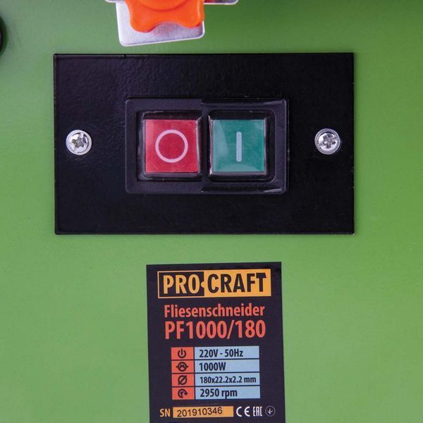 Плиткорез Procraft PF1000/180 PR-010007 фото