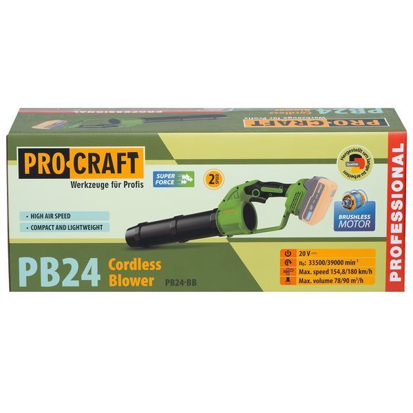 Аккумуляторная воздуходувка Procraft PB24 (без АКБ и зп) PR-030272 фото