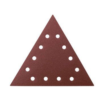 Набор шлифовальной бумаги треугольной формы Scheppach P120, 10шт. 7903800603 фото