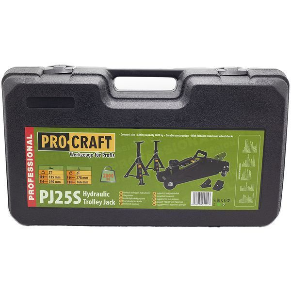 Гідравлічний підкатний домкрат Procraft PJ25S PR-040251 фото